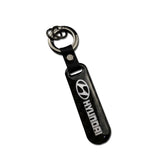 Hyundai Carbon Fiber Car Logo Keychain Keyring
