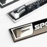 Metal Car Rear Trunk Emblem Badge Sticker for  F-SPORT ISF GS300 RX RX300 RX350 IS250 IS300 ES250 LX570 CT200H Accessories