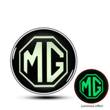MG Logo Luminous Car Engine One-click Start Stop Button Cover Sticker