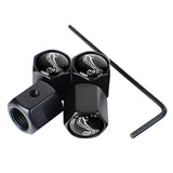 4pcs/set Ford Cobra Shelby Anti-Theft Car Air Valve Stem Cap Auto Tyre Valve Covers
