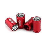 4pcs/set Jaguar Logo Sport Matte Car Air Valve Stem Caps Auto Tyre Valve Covers