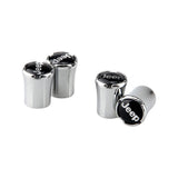 4pcs/set Jeep Logo Car Air Valve Stem Caps Auto Tyre Valve Covers