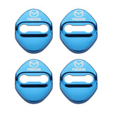 4pcs/set Mazda Stainless Steel Car Door Lock Cover Protection