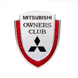 Mitsubishi Metal Shield Car Rear Sticker Auto Window Emblem Badge Decal