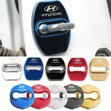 4pcs/set Hyundai Stainless Steel Car Door Lock Cover Protection
