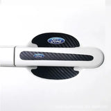 Ford Carbon Fiber Car Door Bowl Handle Anti-collision Protective Stickers Scratches Film