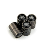 4pcs/set Ford Logo Car Air Valve Stem Caps Auto Tyre Valve Covers