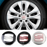 4pcs/set 56mm 60mm 63mm SEAT ABS Car Wheel Hub Center Caps Covers