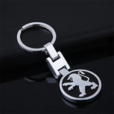 Peugeot Metal Car Keychain Keyring