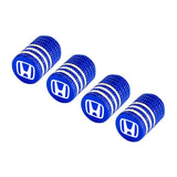 4pcs/set Honda Metal Car Wheel Tire Valve Stem Caps Covers