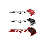 Dodge SRT HellCat Metal Car Trunk Sticker Auto Rear Side Body Emblem Badge Decal