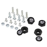 4pcs/set Dodge Logo Stainless Steel Car License Plate Bolts