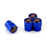 4pcs/set Subaru Car Air Valve Stem Cap Auto Tyre Valve Covers
