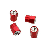 4pcs/set Peugeot Car Air Valve Stem Cap Auto Tyre Valve Covers