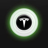 4pcs/set Tesla Car Door Shock Stickers Luminous Absorber Decal