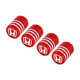 4pcs/set Honda Metal Car Wheel Tire Valve Stem Caps Covers