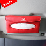Car Styling Tissue Box Paper Holder Cover for Civic Accord CRV HRV Mugen Fit Jazz City Odyssey Jade Inspire Accessories