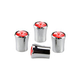 4pcs/set Dodge Logo Car Air Valve Stem Caps Auto Tyre Valve Covers