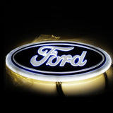 14.5x5.6cm 22.7x8.6cm Ford Car LED Light Front Rear Emblem Badge