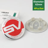 4pcs/set 62mm Land Rover Car Wheel Center Hub Caps Hub Covers