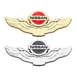 Nissan Metal Wings Car Rear Sticker Auto Window Emblem Badge Decal