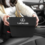 For RX350 IS300 ES350 IS250 RX270 CT200H GS350 NX200T ES250 Leather ABS Car Gap Leakproof Storage Box Organizer Accessories
