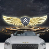 Citroen Metal Wings Car Front Sticker Emblem Badge Decal