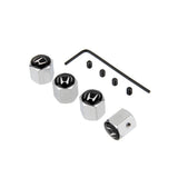 4pcs/set Honda Mugen Typer Anti-Theft Car Air Valve Stem Cap Auto Tyre Valve Covers