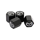 4pcs/set Mazda Car Air Valve Stem Cap Auto Tyre Valve Covers