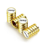 4pcs/set Jeep Car Wheel Tire Air Covers Dust Proof Tire Valve Caps