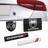 Dodge Viper Aluminum Alloy Car Rear Sticker Emblem Badge Decal