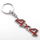 Jeep 4x4 4WD Logo Metal Car Key Rings Keychain Pendant