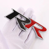 3D Metal RR Logo Car Stickers Emblem Trunk Badge Decals for Honda RR Civic Mugen Accord Crv City Hrv