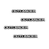 4pcs/set Mitsubishi Lancer Outlander ASX Pajero Ralliart Metal Car Stereo Sticker Auto Audio Emblem Decal
