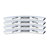 4pcs/set 9cm Jaguar Aluminum Alloy Car Wheel Rim Tyre Sticker