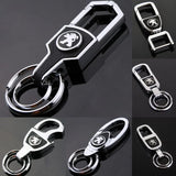 Peugeot Metal Men Car Keyring Key Chain