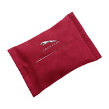 Jaguar Suede Car Tissue Box Holder Seat Back Hanging Napkin Storage Bag