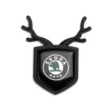 Skoda ABS Deer Car Rear Sticker Shield Trunk Emblem Badge Decal