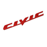 3D Metal Car Emblem Badge Sticker for Civic Logo Rear Tail Trunk Letter Stickers Decals Auto Accessories Car Styling