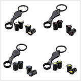 4pcs/set Chevrolet Corvette Logo Car Air Valve Stem Caps Auto Tyre Valve Covers