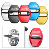 4pcs/set Skoda Stainless Steel Car Door Lock Cover Protection