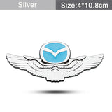Mazda Metal Wings Car Rear Sticker Auto Window Emblem Badge Decal