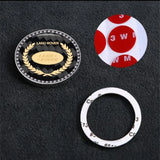 Land Rover Carbon Fiber Car Engine One-click Start Stop Button Cover Sticker
