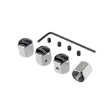 4pcs/set Jeep Anti-Theft Car Air Valve Stem Cap Auto Tyre Valve Covers