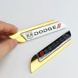 2pcs Dodge Metal Car Side Fender Sticker Emblem Badge Decal