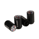 4pcs/set Ford Mustang Logo Matte Car Air Valve Stem Caps Auto Tyre Valve Covers