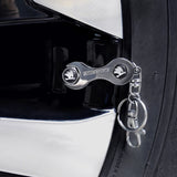 4pcs/set Skoda Logo Car Air Valve Stem Cap Auto Tyre Valve Covers with Wrench