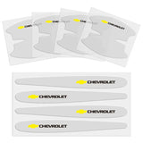 8pcs Chevrolet Car Door Handle Bowl Wrist Transparent Protector Anti-collision Decal