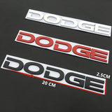 Dodge Letter Metal Car Rear Sticker Emblem Badge Decal