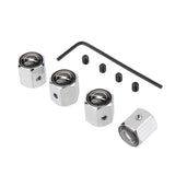 4pcs/set Opel Anti-Theft Car Air Valve Stem Cap Auto Tyre Valve Covers